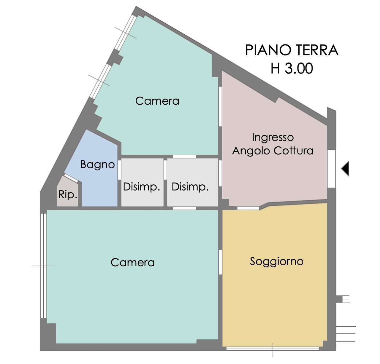 VENDITA TRILOCALE PARIOLI A REDDITO