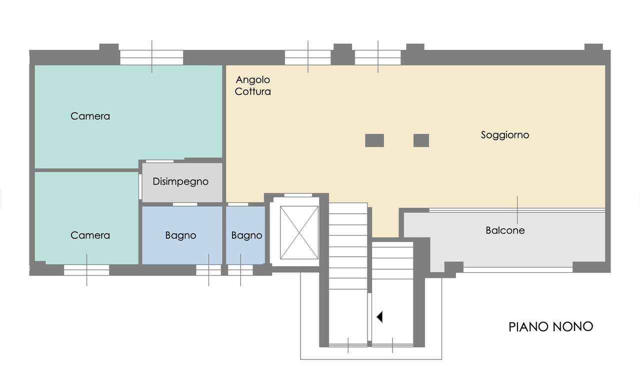NUOVA COSTRUZIONE - VIA FUGA, TRILOCALE INT. 25