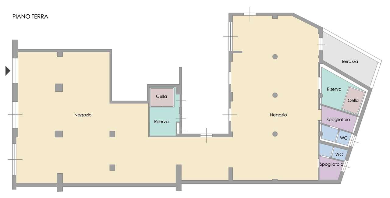 AFRICANO, LARGE COMMERCIAL PREMISES