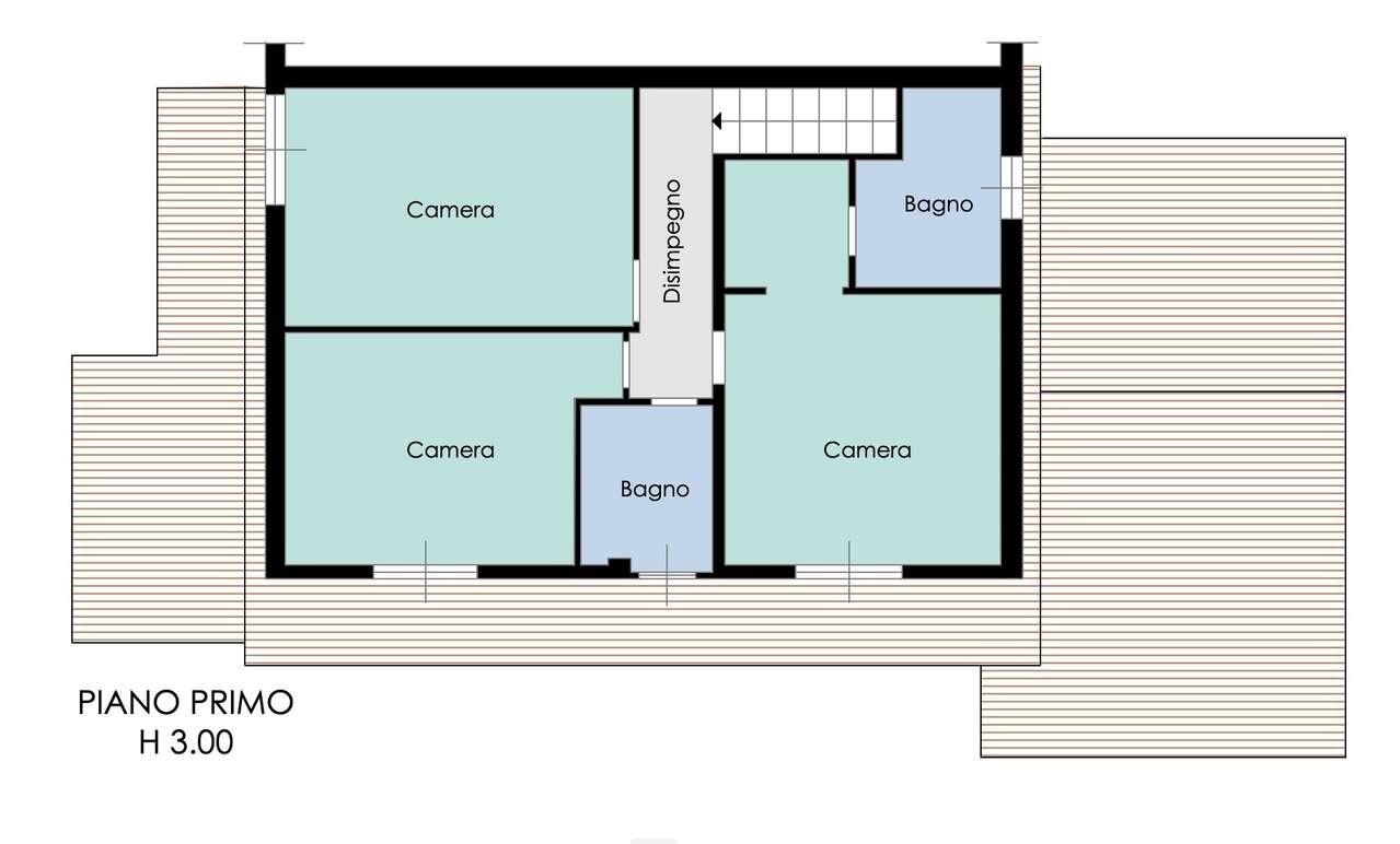 FORMELLO, SEMI-DETACHED VILLA WITH GARDEN