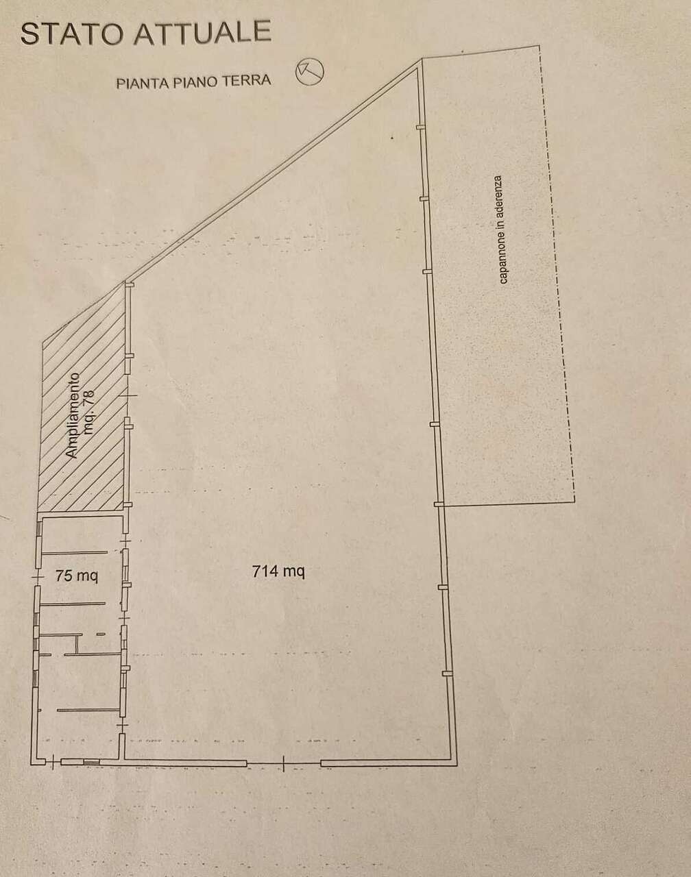 PRENESTINA, CAPANNONE INDUSTRIALE