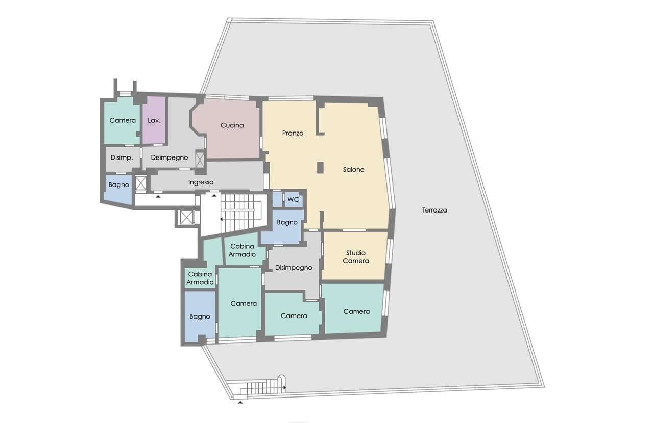 PARIOLI, SPACIOUS APARTMENT WITH GARDEN