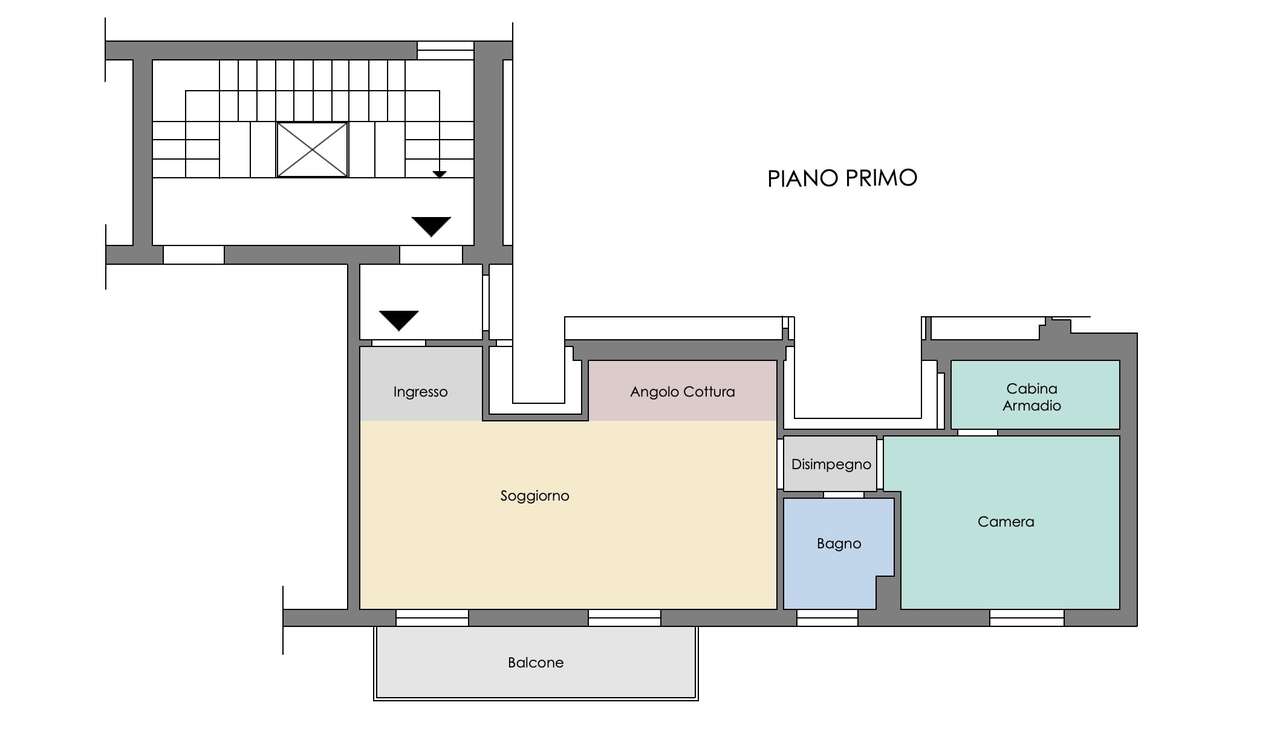 PONTE MILVIO, CHARMING ONE-BEDROOM APARTMENT
