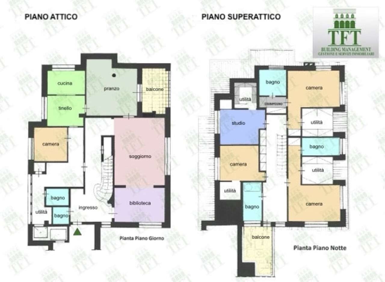 PRESTIGIOSO ATTICO SU DUE LIVELLI